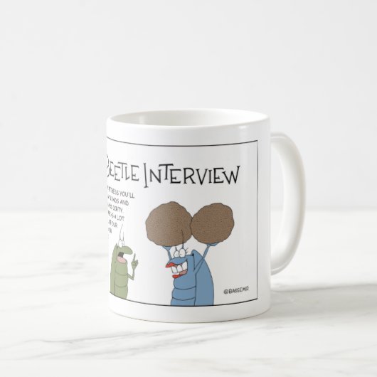 Dung Beetle Interview Kaffeetasse (VorderseiteRechts)