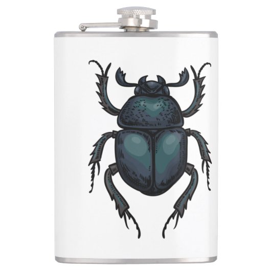 Dung Käfer Flachmann (Vorderseite)