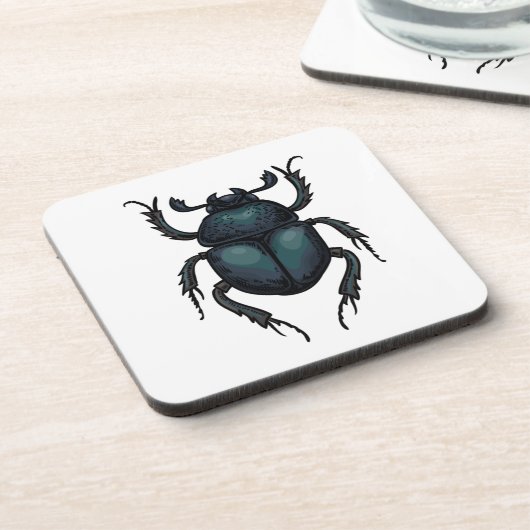 Dung Käfer Getränkeuntersetzer (Linke Seite)