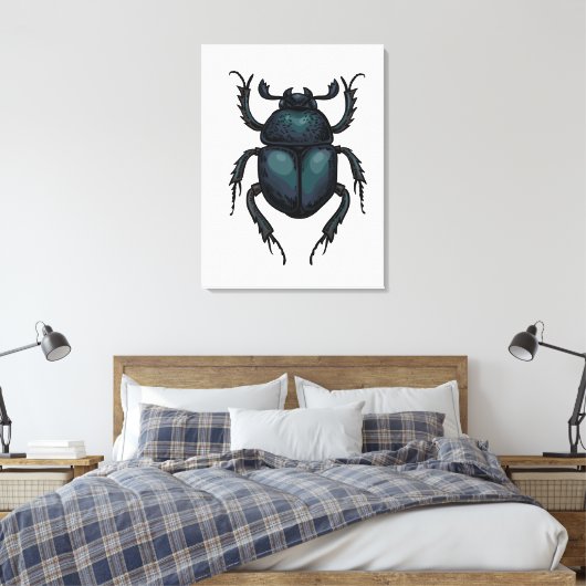 Dung Käfer Leinwanddruck (Insitu (Schlafzimmer))