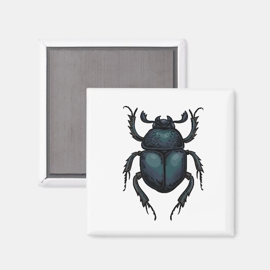 Dung Käfer Magnet (Vorderseite/Rückseite)