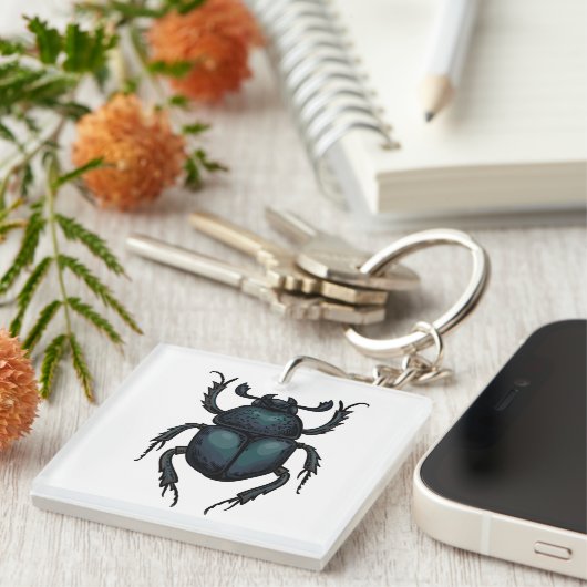 Dung Käfer Schlüsselanhänger (Vorderseite rechts)