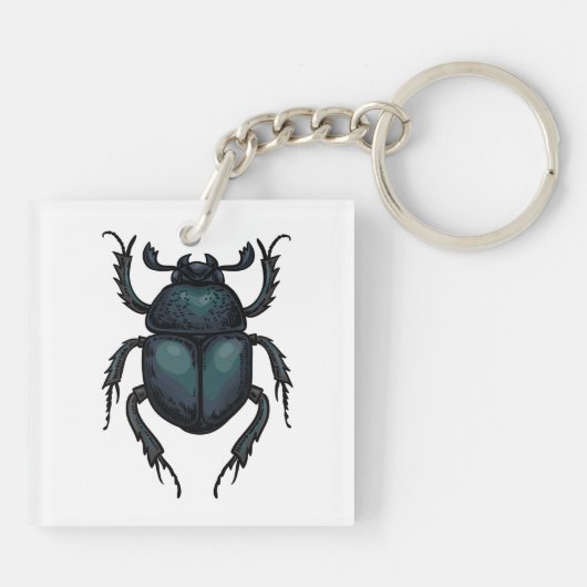 Dung Käfer Schlüsselanhänger (Rückseite)