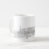 Dungannon Townscape Kaffeetasse (Vorderseite Links)