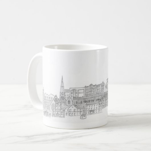 Dungannon Townscape Kaffeetasse (Vorderseite Links)