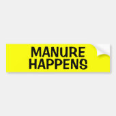 DÜNGEMITTEL GESCHIEHT AUTOAUFKLEBER (Vorne)