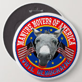 DÜNGEMITTEL-URHEBER VON AMERIKA-Button Button (Vorne & Hinten)