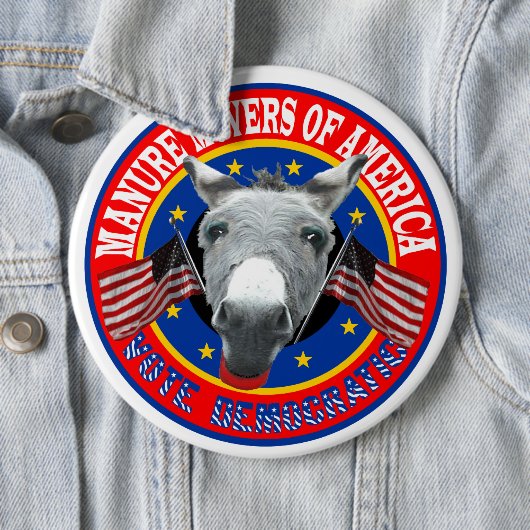 DÜNGEMITTEL-URHEBER VON AMERIKA-Button Button (Beispiel)