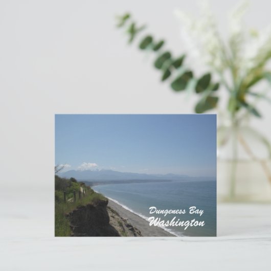 Dungeness Bay, Dungeness Bay, Washington Postkarte (Stehend Vorderseite)