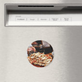 Dungeness Crab bei Fishermans Wharf in San Francis Magnet (In Situ (Geschirrspüler))