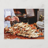 Dungeness Crab bei Fishermans Wharf in San Francis Postkarte (Vorderseite)