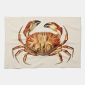 Dungeness Crab - Cancer Bellianis Geschirrtuch (Horizontal)