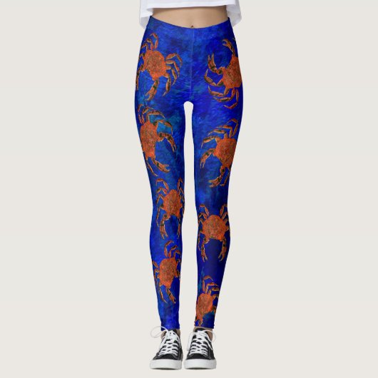 Dungeness Krabbe - Leggings (Vorderseite)