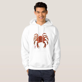 Dungeness Krabbe - mit Kapuze Sweatshirt