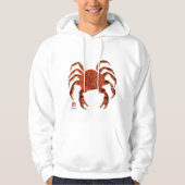 Dungeness Krabbe - mit Kapuze Sweatshirt (Vorderseite)