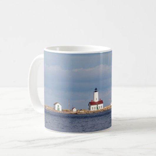 Dungeness Leuchtturm-Tasse Kaffeetasse (Vorderseite Links)