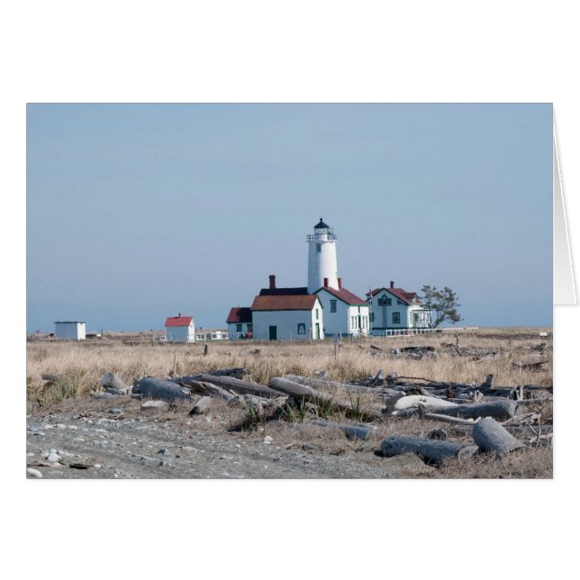 Dungeness Spit Lighthouse in Sequim, WA (Vorderseite (Horizontal))