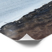 Dungeness Spit vom Leuchtturm Poster (Ecke)