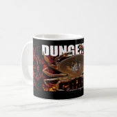 Dungeness wirkliches Mosaik, Krabbe 3D, Tasse der (Vorderseite Links)
