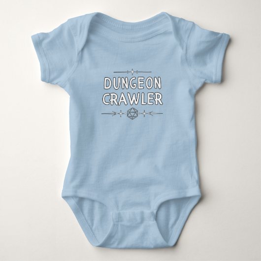 Dungeon Crawler Baby Overall Strampler (Vorderseite)
