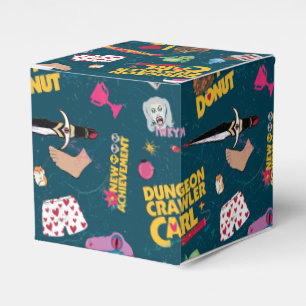 Dungeon Crawler Carl Geschenkpapier Blau Geschenkschachtel