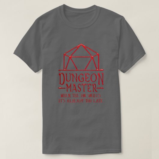 Dungeon Crawler, Drachenmeister, DM Gaming als das T-Shirt (Design vorne)