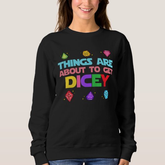 Dungeon Crawler Dragon Master Dings sind im Begrif Sweatshirt (Vorderseite)