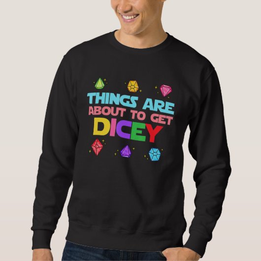 Dungeon Crawler Dragon Master Dings sind im Begrif Sweatshirt (Vorderseite)