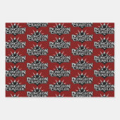 Dungeon Crawler Logo Sammlung 1 Geschenkpapier Set (Vorderseite 3)