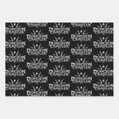 Dungeon Crawler Logo Sammlung 1 Geschenkpapier Set (Vorderseite)
