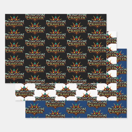 Dungeon Crawler Logo Sammlung 2 Geschenkpapier Set (Set)