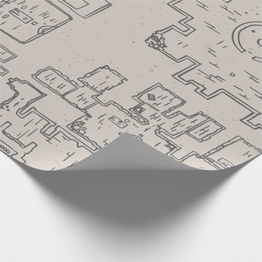 Dungeon Crawler Map Geschenkpapier (Ecke)
