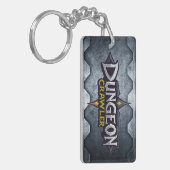 Dungeon Crawler Metal Schlüsselanhänger (Vorderseite links)