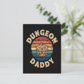 Dungeon Daddy Vatertag Feiertagskarte (Stehend Vorderseite)