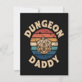 Dungeon Daddy Vatertag Feiertagskarte (Vorderseite)