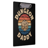 Dungeon Daddy Vatertag Klemmbrett (Rechts)