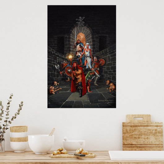Dungeon des Schicksals Poster (Küche)