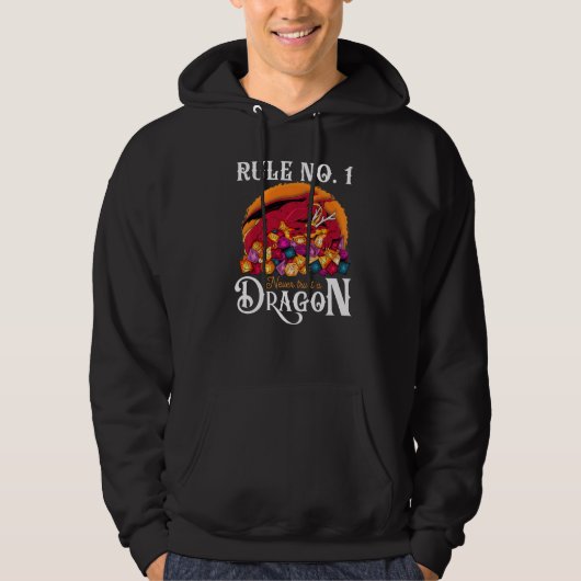 Dungeon Dice Shirt Never Trust A Dragon RPG Gamers (Vorderseite)