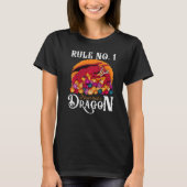 Dungeon Dice Shirt Never Trust A Dragon RPG Gamers (Vorderseite)