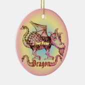 Dungeon Drache Keramik Ornament (Rechts)