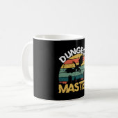 Dungeon Master besonders bunt und lustig Kaffeetasse (Vorderseite Links)
