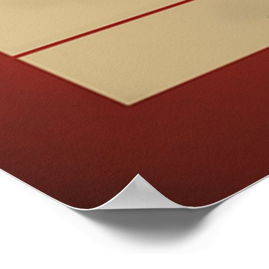 Dungeon Master Minimalist Poster (Ecke)