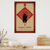 Dungeon Master Minimalist Poster (Küche)