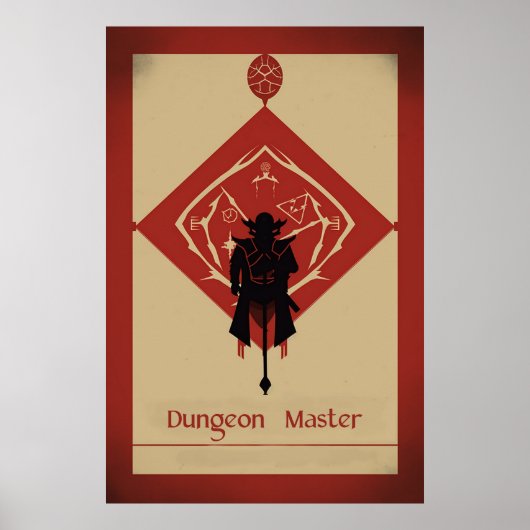 Dungeon Master Minimalist Poster (Vorne)