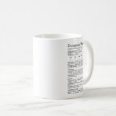 Dungeon Master Stat Block Kaffeetasse (VorderseiteRechts)