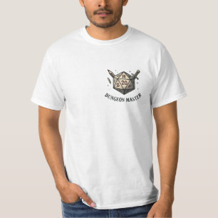 Dungeon Master Würfel Taschendesign T-Shirt