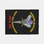 Dungeon Masters Dont Kill Characters Dice Do  Fleecedecke (Vorderseite (Horizontal))