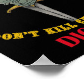 Dungeon Masters Dont Kill Characters Dice Do Poster (Ecke)