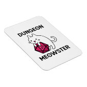 Dungeon Meowster Cat Funny Magnet (Rechte Seite)