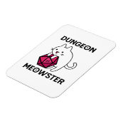 Dungeon Meowster Cat Funny Magnet (Linke Seite)